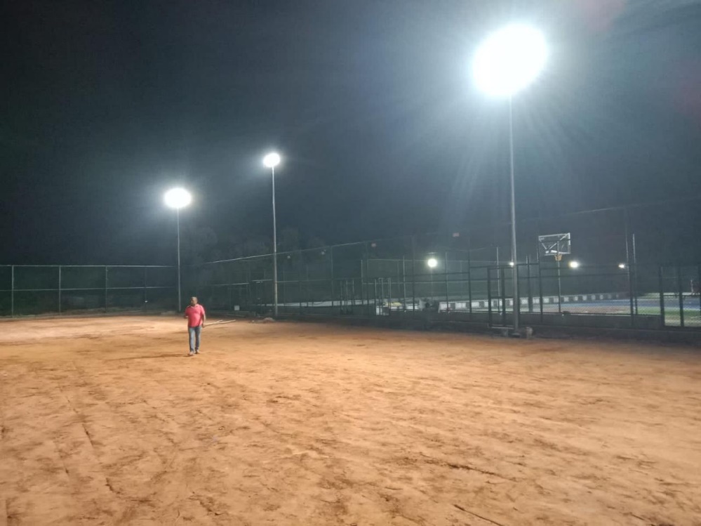 Urtkash Make Street Light LED 12 MTR Poles Installations Sabbavaram Vizag