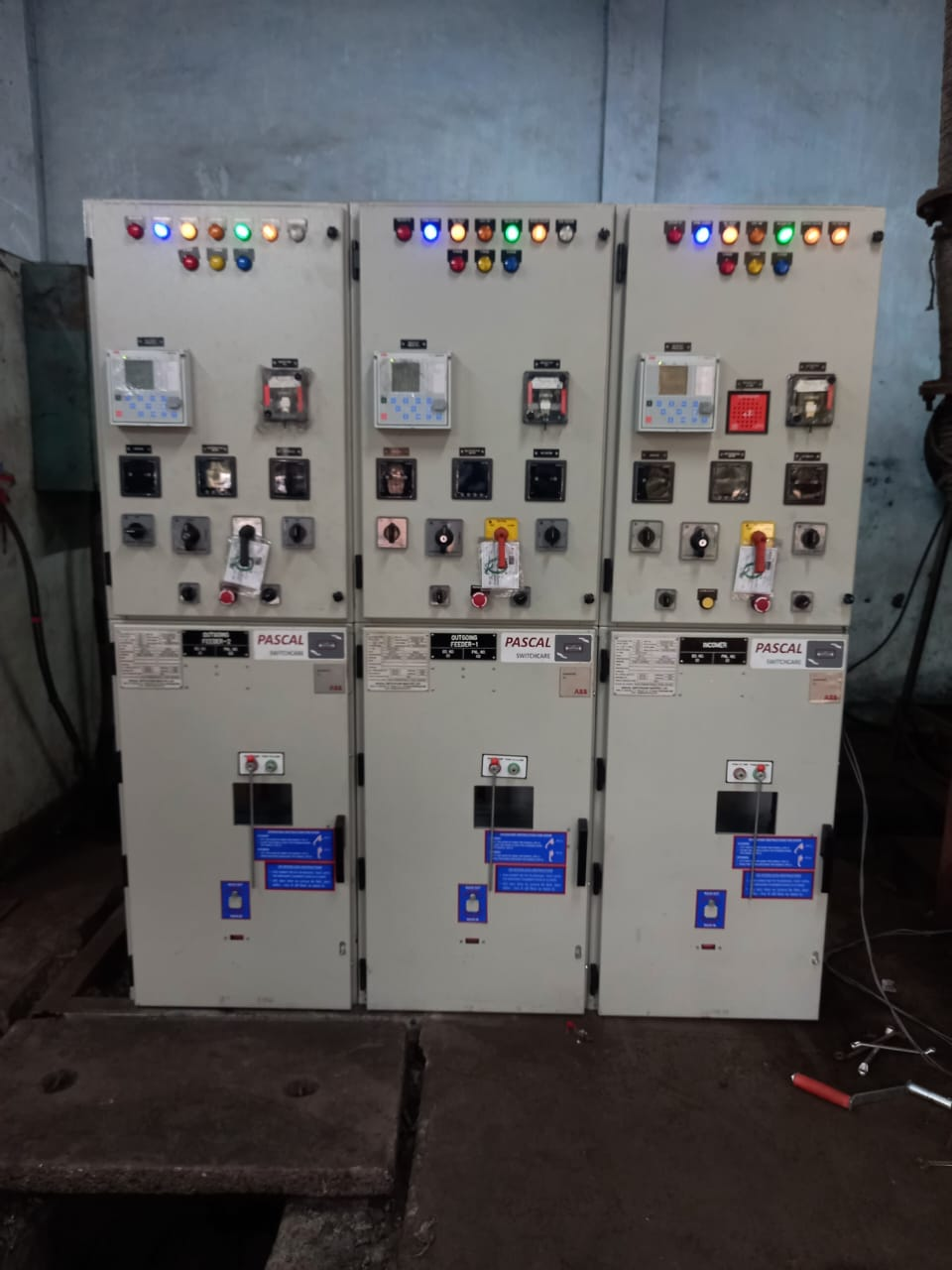 Pascal 3 Panel VCB Breaker at Vizag Port Breath Station